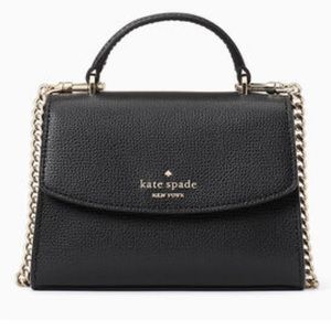 Kate Spade Darcy Black micro top handle satchel Crossbody NWT